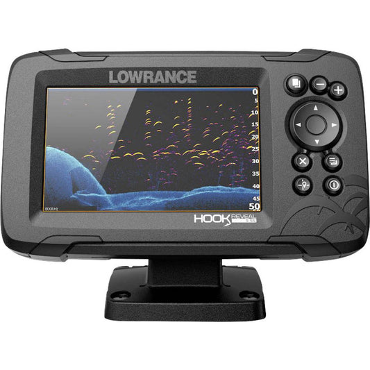 Lowrance Hook Reveal 5 med HDI-Svinger & Basiskart